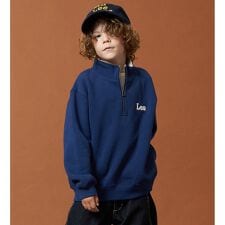 リー(Lee)の【110-150cm】キッズ ハーフジップスウェット 裏起毛