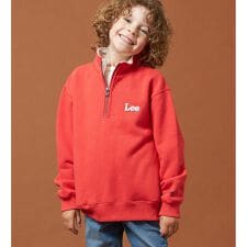 リー(Lee)の【110-150cm】キッズ ハーフジップスウェット 裏起毛