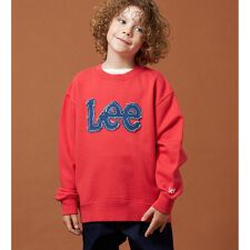 リー(Lee)の【110-150cm】キッズ デニムロゴパッチスウェット
