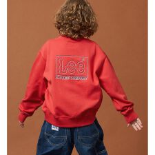 リー(Lee)の【110-150cm】キッズ バックLeeロゴ刺繍スウェット