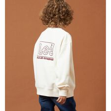 リー(Lee)の【110-150cm】キッズ バックLeeロゴ刺繍スウェット