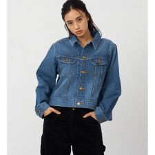 ライダースデニムジャケット 上質コットン100％ セットアップ可