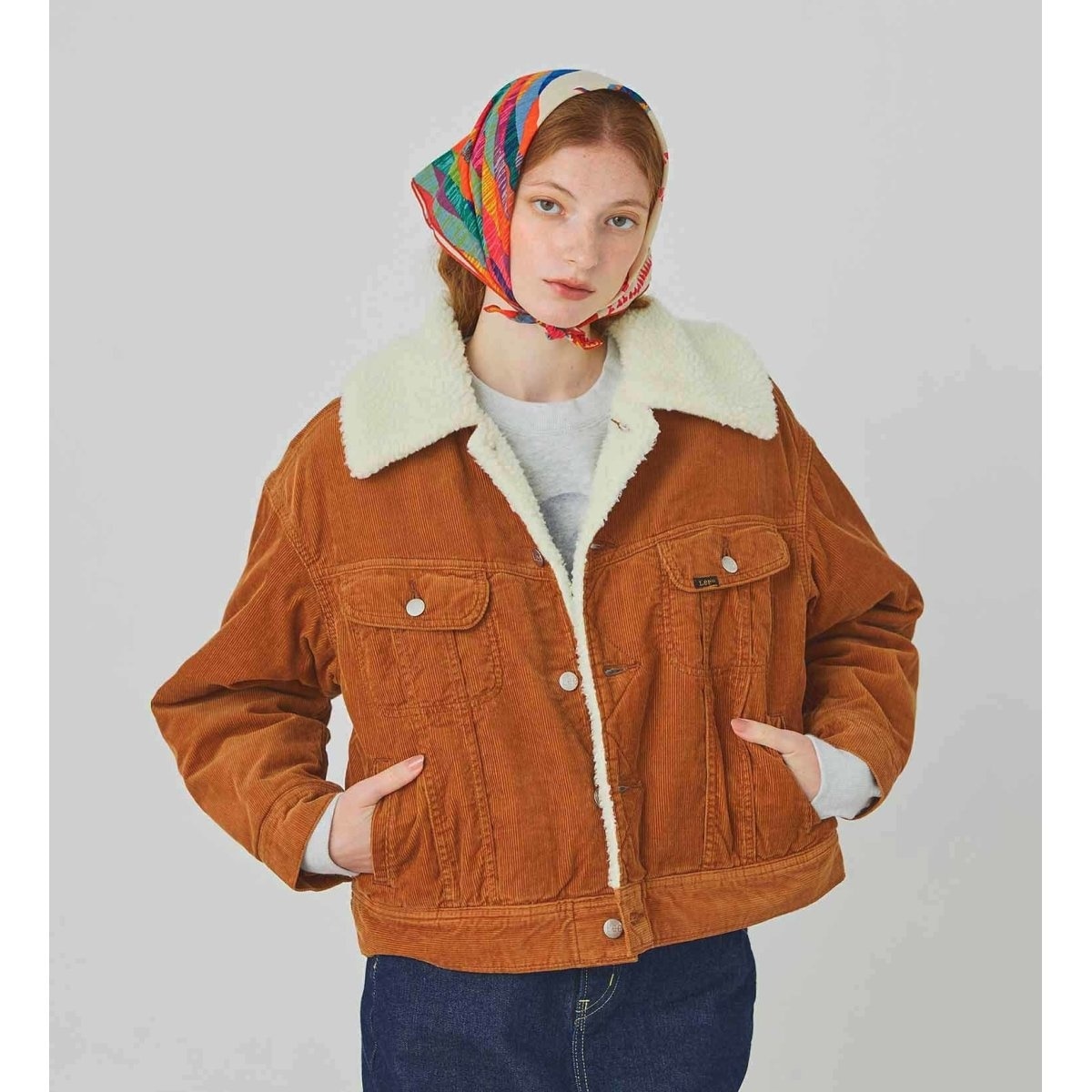 暖】ボアストームライダー アウター コクーンシルエット | リー(Lee