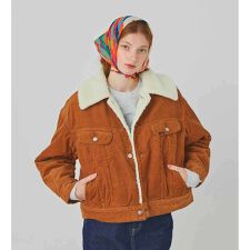 【暖】ボアストームライダー アウター コクーンシルエット