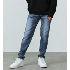 【ハイパワーストレッチ】Lee LASTIC テーパードスキニーデニムパンツ