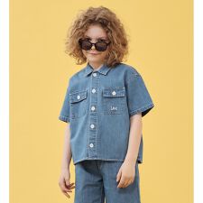 【110-160cm】キッズ フィールドシャツ