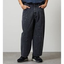SUPERSIZED ビッグシルエットカウボーイデニムパンツ/ギャラクティックウォッシュ セットアッ