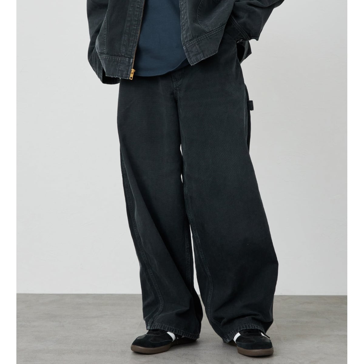 SUPERSIZED ビッグシルエットペインターデニムパンツ/DUNGAREES 