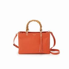 【TREASURE TOPKAPI】バンブーハンドル 2way ショルダーバッグ