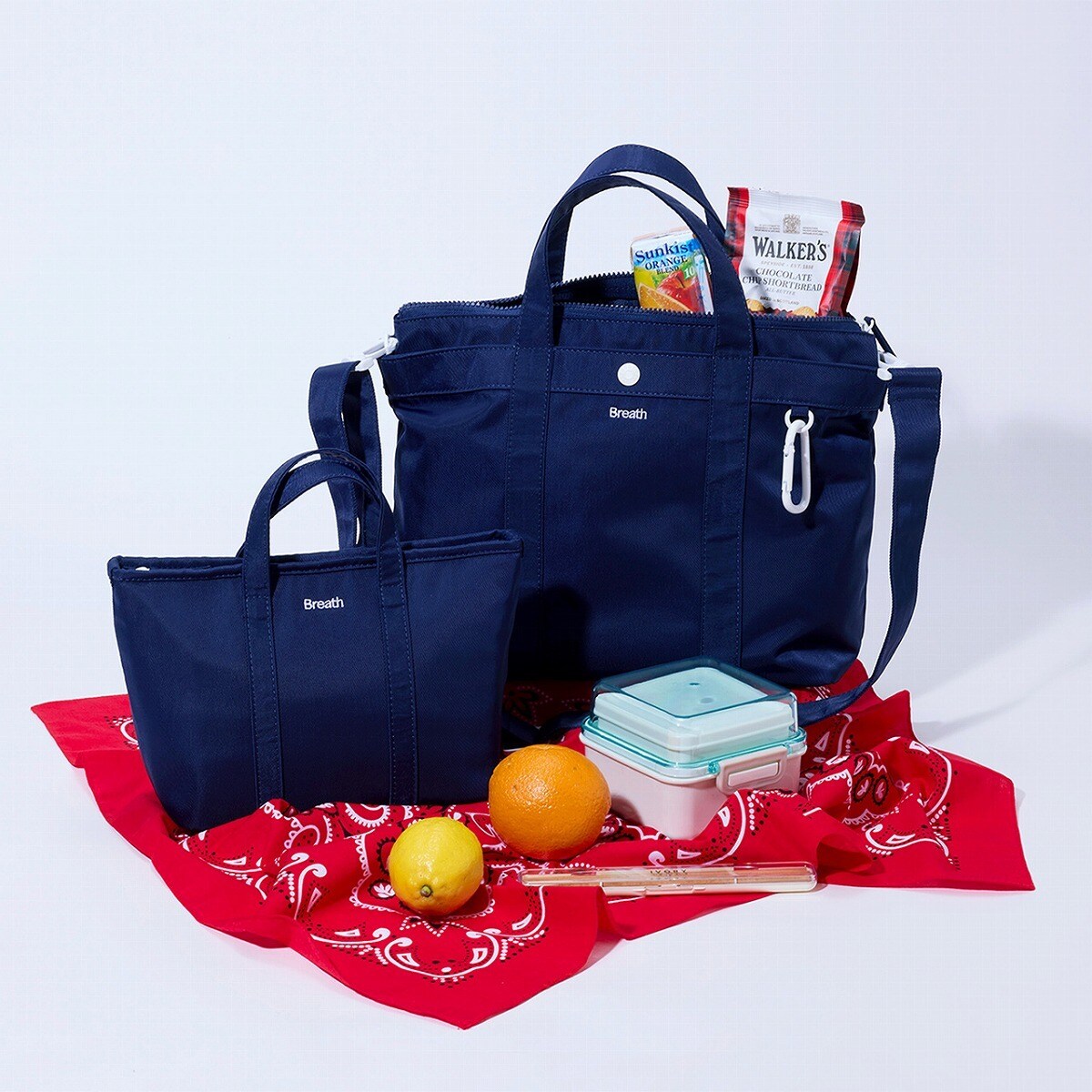 Breath TOPKAPI】CHILLGO 保冷バッグ付き ナイロン トートバッグ M 