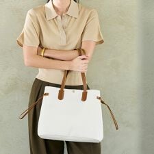 2way A4 ロングハンドル トート バッグ 撥水 肩掛け PC対応 日本製