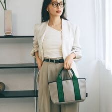 トプカピ(TOPKAPI)の【Breath TOPKAPI】 スコッチグレイン シンプル トートバッグ