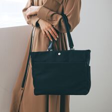 【Breath TOPKAPI】ナイロン 多機能 A4 トートバッグ / 撥水