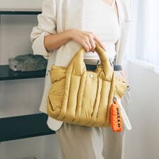 【Breath TOPKAPI】パフィング 2way ミニ トートバッグ チャーム付き