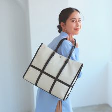 【Breath TOPKAPI】FRAME フレーム レザーベルト トートバッグ　A4 / 軽量