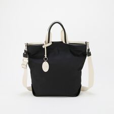 【TREASURE TOPKAPI】ストライプハンドル ナイロン 縦型 2way トートバッグ A4