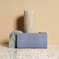 トプカピ(TOPKAPI)の【TVドラマ使用】イタリアンレザー・リザード型押し・Lファスナー長財布マチ付き LUCIA[ルチア]