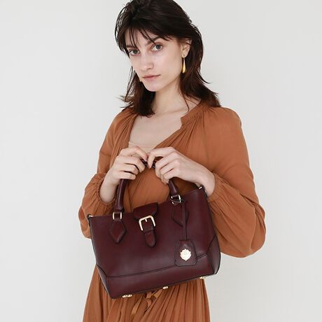 イタリアンレザーバックル2wayミニトートバッグ SUPREMO スプレーモ  