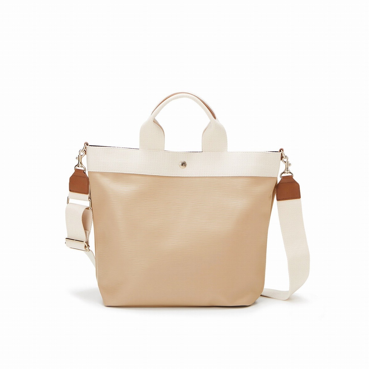 専用!TOPKAPI リプルネオレザー2wayA4トートバッグ ベージュ WEB限定【VERY 10月号掲載】リプルネオレザー2wayA4トートバッグ