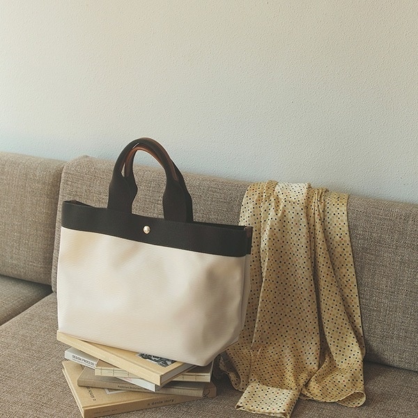 スコッチグレイン ネオレザー A4 トートバッグ プレーン【雨 キズ にも