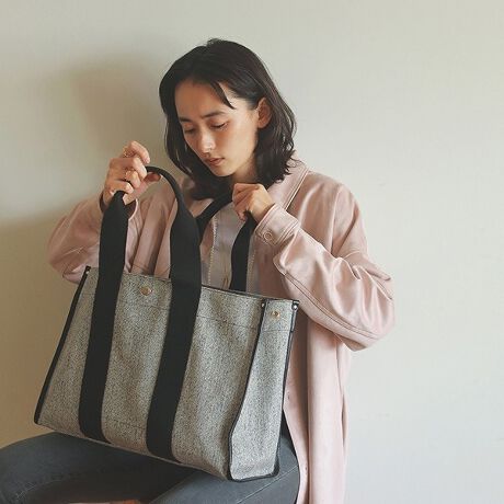 コットン キャンバス 2WAY トートバッグ TRIM トリム | トプカピ  
