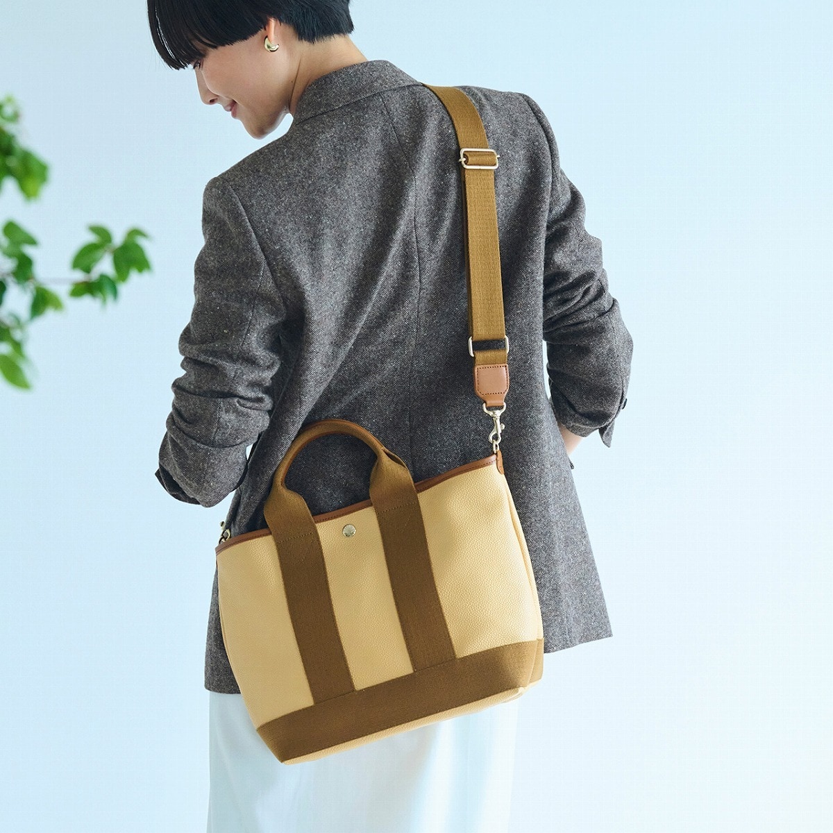 クシュトバッグショルダー付き 楽天市場】スクエアバッグ バイカラー 本牛革 トップレザー 全2