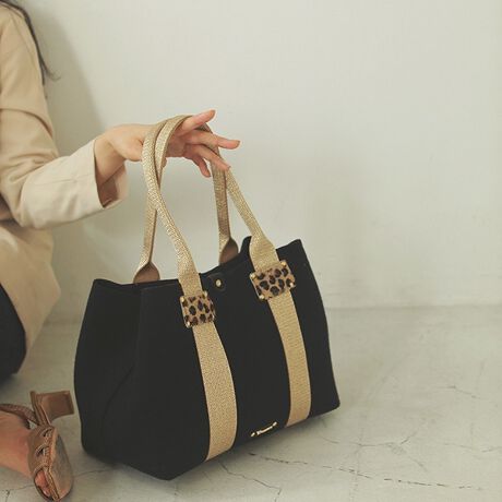 イタリアンフェルト ラメテープコンビ トートバッグ | トプカピ  