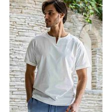 AKM Contemporary ワンボタン天竺Tシャツ