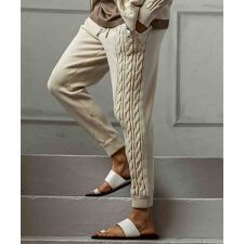 AKM Contemporary サイドケーブルニットパンツ【WEB/直営店限定】