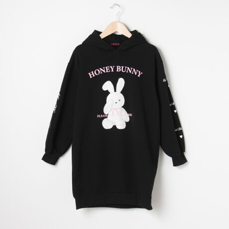 裏毛 ウサギプリントパーカーワンピース ラブトキシック Lovetoxic ファッション通販 マルイウェブチャネル Cb001 180 50 01 裏毛 ウサギプリントパーカーワンピース ラブトキシック Lovetoxic ファッション通販 マルイウェブチャネル Cb001 180 50 01