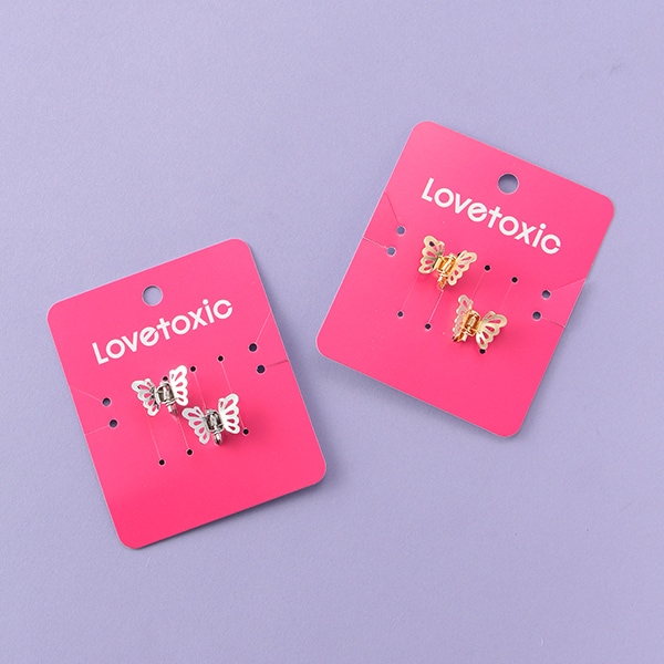 butterflyヘアクリップ② butterflyヘアクリップ② フラワー＆バタフライ2 / ヘアクリップ