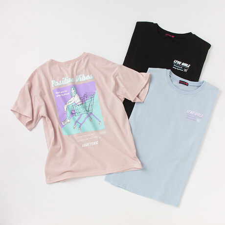 ガールイラストtシャツ ラブトキシック Lovetoxic ファッション通販 マルイウェブチャネル