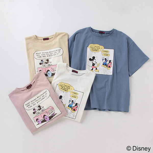 DISNEY】コミックプリント半袖Tシャツ | ラブトキシック(Lovetoxic