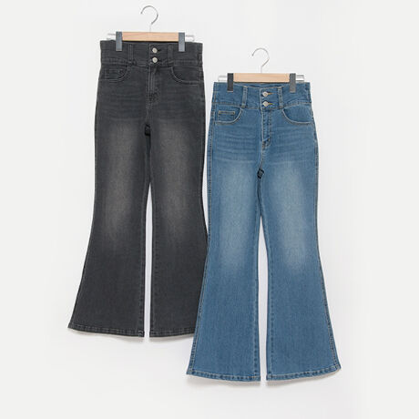 デニムフレアパンツ | ラブトキシック(Lovetoxic) | マルイウェブチャネル 