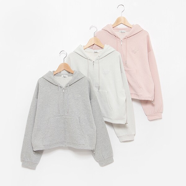 ハッピー商品です BD LABEL EMB HOODIE I-25780037 パーカー ジップパーカー|BEN