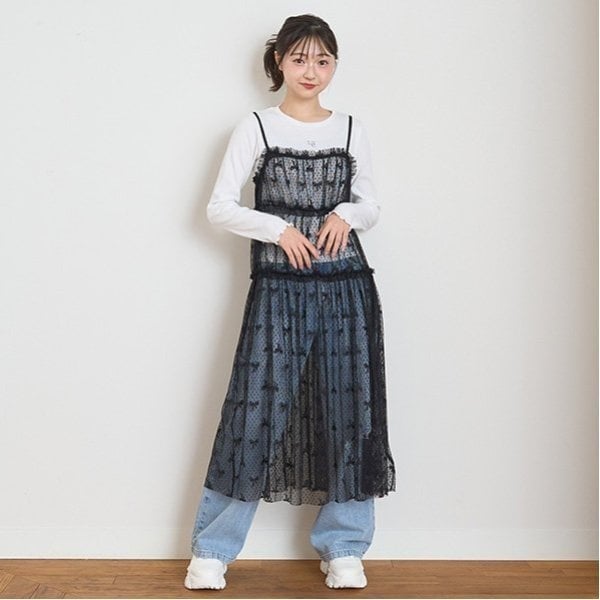 ワンピース lovefoxx インナー付チュールワンピース | ラブトキシック(Lovetoxic