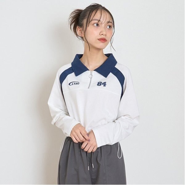 LTXC】ハーフジップドロスト長袖Tシャツ | ラブトキシック(Lovetoxic