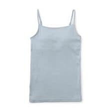 【ベーシック】【綿100％】パッドつきキャミソール