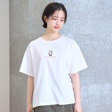 フロントキャラ刺しゅうTシャツ