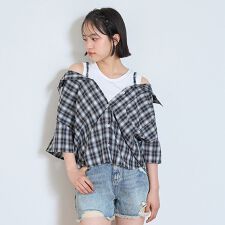 2WAYチェックシャツSET