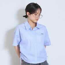 サイドドロスト半袖シャツ