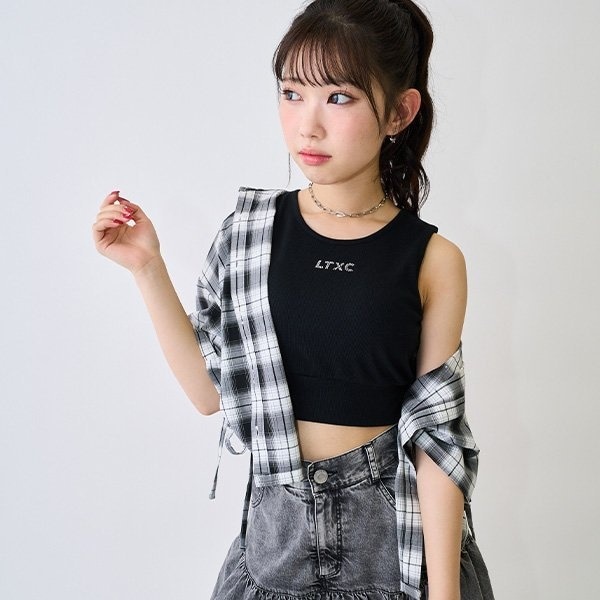 LTXC】サイドドロスト半袖シャツ | ラブトキシック(Lovetoxic