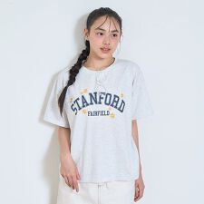 【GOODPRICE】【綿100％】フラワーカレッジTシャツ