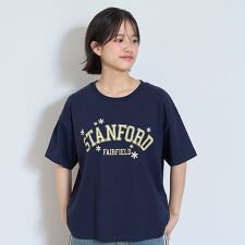 【GOODPRICE】【綿100％】フラワーカレッジTシャツ