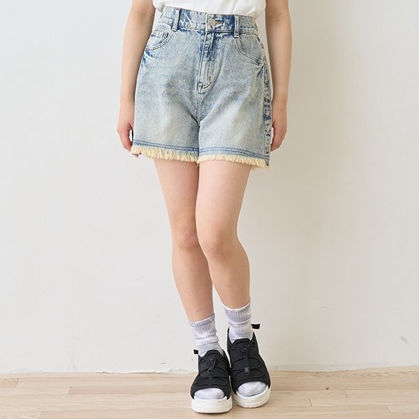 d.l.a. JEANS グリッター デニムショートパンツ　２３インチ d.l.a. JEANS グリッター デニムショートパンツ 23インチ