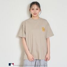 【LTXC】【MLB】【吸水速乾/さらさら】【綿100％】ルーズTシャツ