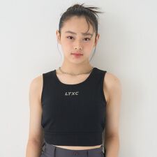 【LTXC】【接触冷感/ひんやり】柄/無地短丈タンクトップ