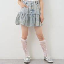 ラブトキシック(Lovetoxic)のデニムバルーンスカート