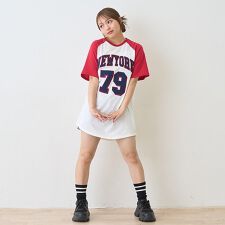 【LTXC】【GOODPRICE】【吸水速乾/さらさら】ラグランルーズワンピ