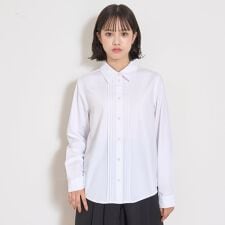 【卒服・セレモニー】【イージーケア】タックブラウス